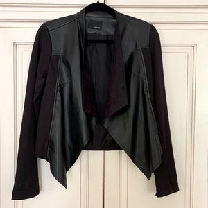 EDYSON black open front jacket